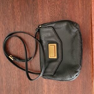 Marc for Marc Jacob's Black Pebbled Leather Crossbody